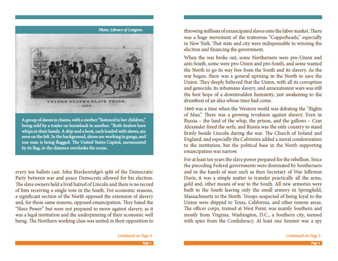 LRNA Abraham Lincoln Booklet - Pages 3 & 4