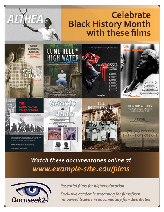 Black History Films Flier