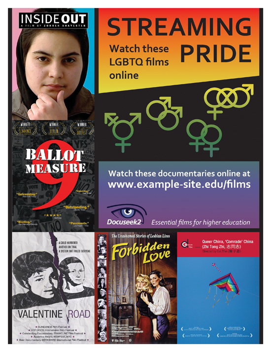 Docuseek2 LGBTQ Films Flier