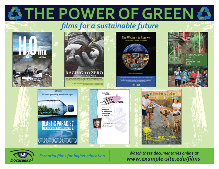 Docuseek2 Sustainability Films Flier