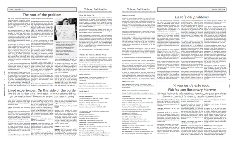 Tribuno Del Pueblo – July 2017 - pages 2 and 3
