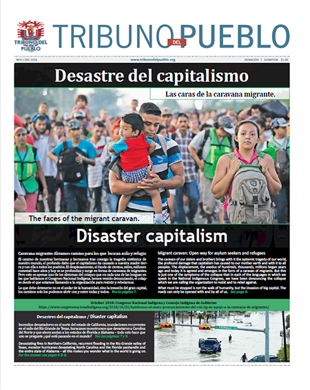 Tribuno Del Pueblo November December 2018 - front cover