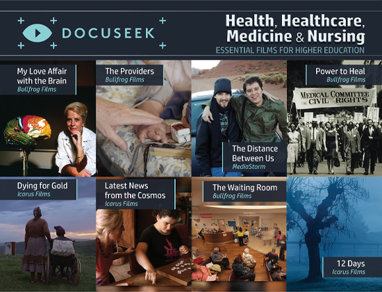 Docuseek Promotional Postcard for Healthcare