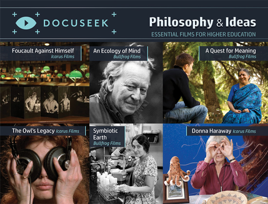 Docuseek Promotional Postcard for Philosophy