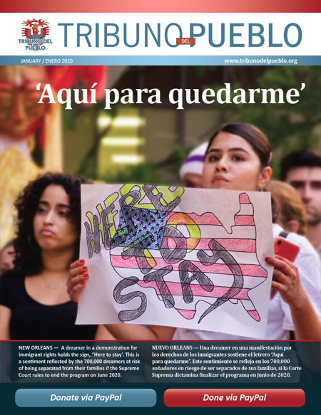 Tribuno Del Pueblo January 2020 Digital Magazine cover