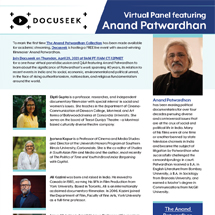 Anand Patwardhan flyer